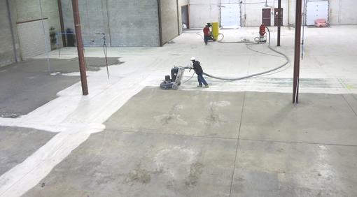 Concrete grinding and polishing by City Group Ltd. Ottawa, Ontario