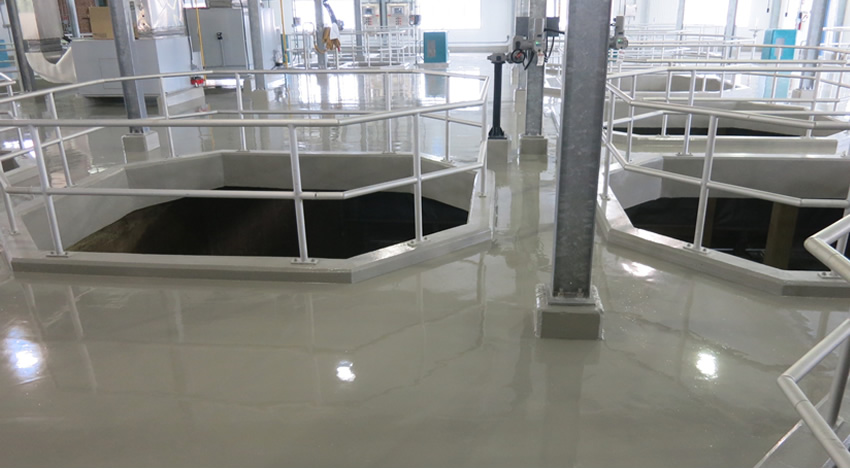 Concrete floor polishing by City Group Ltd. in Ottawa Canada